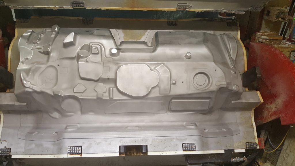 After dry ice blasting